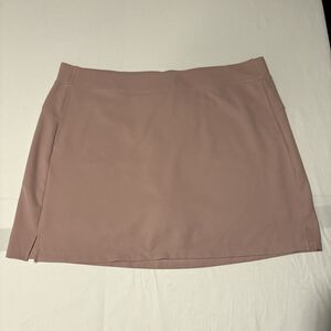 32 Degrees Cool Skort XXL Pink Athletic Golf Tennis Skirt Built In Shorts